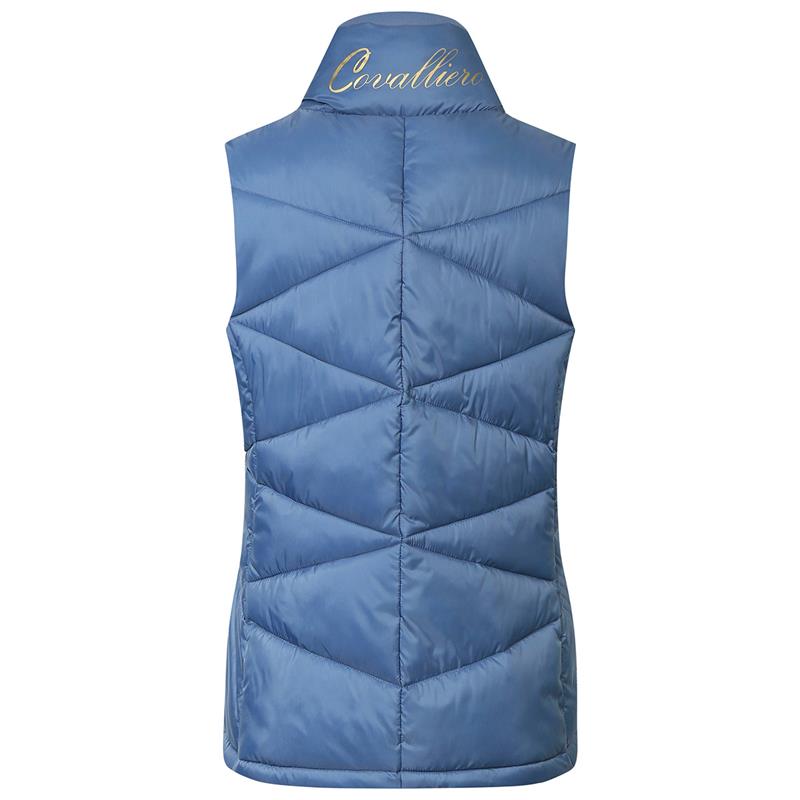 01 Covalliero Vatteret Vest i Ice Blue